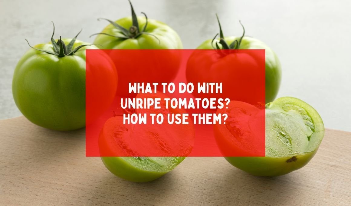 What to do with Unripe Tomatoes? How to use them?